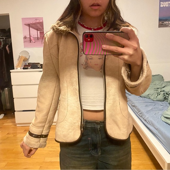Super cute beige vintage penny lane jacket 💕 - Picture 2 of 4